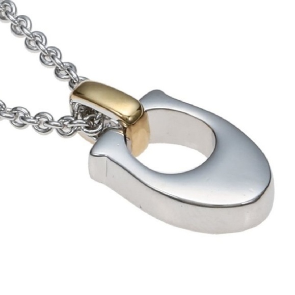 Coach Pave Signature C Necklace - Picture 7 of 7